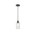 thumbnail image 1 of 616-1P-BK-G802 Innovations Lighting Clymer - 1 Light Cord Hung Mini Pendant In Modern Style-9.63 Inches Tall and 3.88 Inches Wide-Matte Black, 1 of 2
