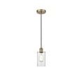 thumbnail image 1 of 616-1P-AB-G802 Innovations Lighting Clymer - 1 Light Cord Hung Mini Pendant In Modern Style-9.63 Inches Tall and 3.88 Inches Wide-Antique Brass, 1 of 7