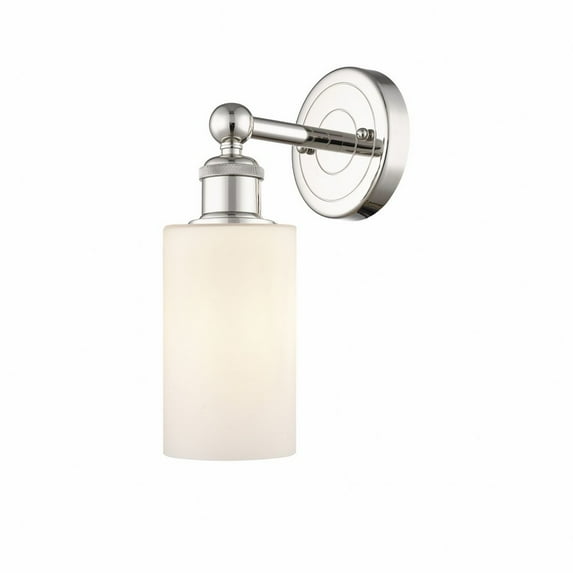616-1W-PN-G801 Innovations Lighting Clymer - 1 Light Wall Sconce In Modern Style-11.38 Inches Tall and 3.88 Inches Wide-Polished Nickel Finish-Matte