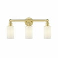 thumbnail image 1 of 616-3W-SG-G801 Innovations Lighting Clymer - 3 Light Bath Vanity In Modern Style-11.38 Inches Tall and 21.88 Inches Wide-Satin Gold Finish-Matte White, 1 of 7