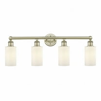 616-4W-PN-G802-Innovations Lighting-Clymer - 4 Light Bath Vanity In Modern Style-11.38 Inches Tall and 30.88 Inches Wide-Polished Nickel Finish-Clear