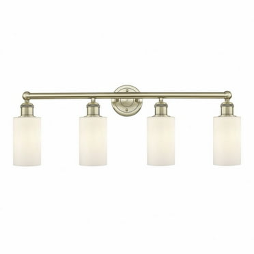 616-4W-PN-G802-Innovations Lighting-Clymer - 4 Light Bath Vanity In Modern Style-11.38 Inches Tall and 30.88 Inches Wide-Polished Nickel Finish-Clear