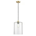 thumbnail image 1 of 516-1P-SG-G112-L Innovations Lighting Cobbleskill - 1 Light Cord Hung Mini Pendant In Industrial Style-14 Inches Tall and 9 Inches Wide-Satin Gold, 1 of 2