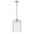 thumbnail image 1 of 516-1S-PN-G1113-L Innovations Lighting Cobbleskill - 1 Light Mini Pendant In Art Nouveau Style-14 Inches Tall and 9 Inches Wide-Polished Nickel, 1 of 3