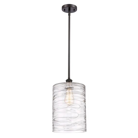 516-1S-OB-G1113-L Innovations Lighting Cobbleskill - 1 Light Mini Pendant In Art Nouveau Style-14 Inches Tall and 9 Inches Wide-Oil Rubbed Bronze