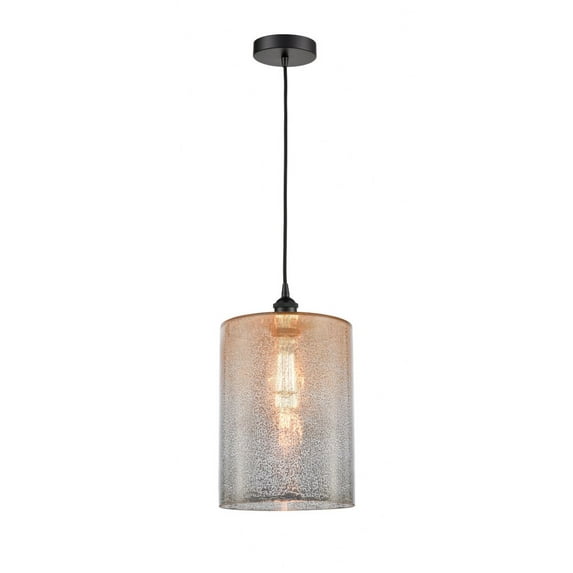 616-1P-BK-G116-L Innovations Lighting Cobbleskill - 1 Light Mini Pendant In Industrial Style-15.75 Inches Tall and 9 Inches Wide-Matte Black
