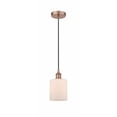 thumbnail image 1 of 616-1P-AC-G111 Innovations Lighting Cobbleskill - 1 Light Mini Pendant In Industrial Style-9.75 Inches Tall and 5 Inches Wide-Antique Copper, 1 of 7