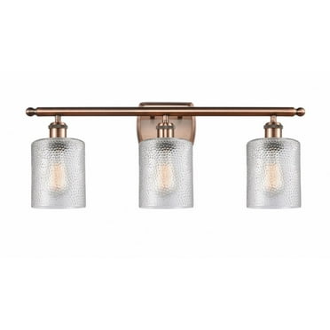 Innovations Lighting - Cobbleskill - 3 Light Bath Vanity In Industrial Style-9.5