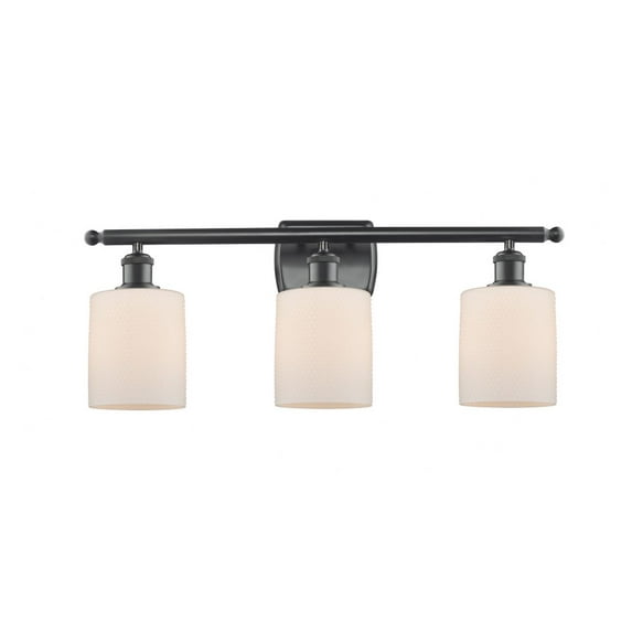 Innovations Lighting - Cobbleskill - 3 Light Bath Vanity In Industrial Style-9.5