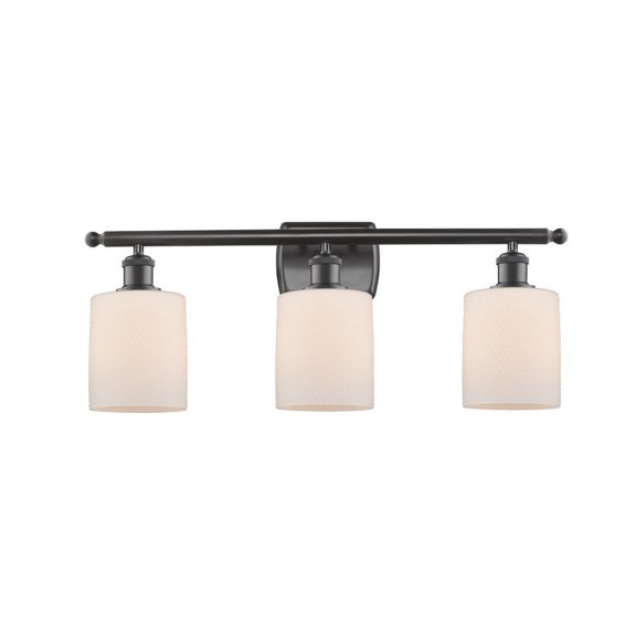 Innovations Lighting - Cobbleskill - 3 Light Bath Vanity In Industrial Style-9.5