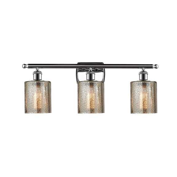 Innovations Lighting - Cobbleskill - 3 Light Bath Vanity In Industrial Style-9.5