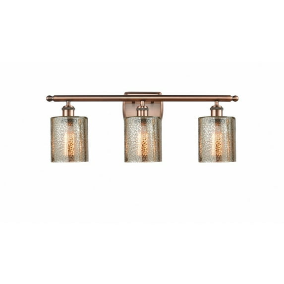 Innovations Lighting - Cobbleskill - 3 Light Bath Vanity In Industrial Style-9.5