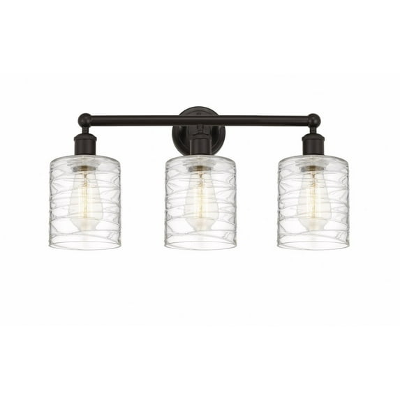 Innovations Lighting - Cobbleskill - 3 Light Bath Vanity In Industrial