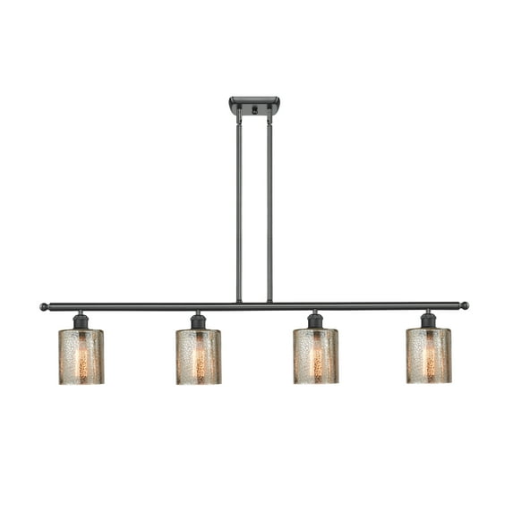 Innovations Lighting - Cobbleskill - 4 Light Island Antique Copper Finish with