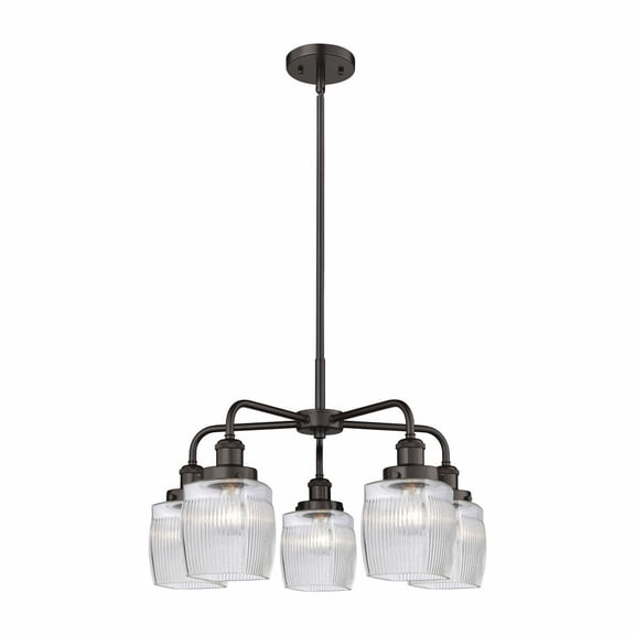 Innovations Lighting - Colton - 5 Light Stem Hung Chandelier In Industrial