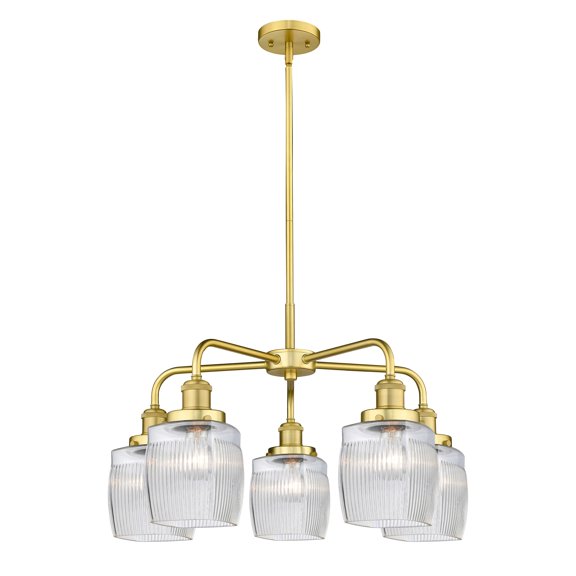 Innovations Lighting - Colton - 5 Light Stem Hung Chandelier In Industrial
