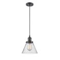 thumbnail image 1 of Innovations Lighting  Franklin Restoration Cone - 1 Light 8" Cord Hung Mini Pendant Oil Rubbed Bronze/Seedy, 1 of 2
