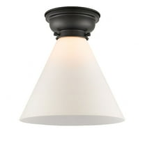 Innovations Lighting - Cone - 1 Light Flush Mount In Industrial Style-11.4