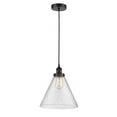 thumbnail image 1 of 616-1PH-BK-G44-L-Innovations Lighting-Cone - 1 Light Mini Pendant In Industrial Style-14.75 Inches Tall and 12 Inches Wide-Matte Black Finish-Seedy, 1 of 7