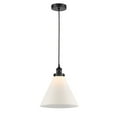 thumbnail image 1 of 616-1PH-BK-G41-L Innovations Lighting Cone - 1 Light Mini Pendant In Industrial Style-14.75 Inches Tall and 12 Inches Wide-Matte Black Finish-Matte, 1 of 7