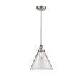 thumbnail image 1 of 616-1PH-SN-G42-L Innovations Lighting Cone - 1 Light Mini Pendant In Industrial Style-14.75 Inches Tall and 12 Inches Wide-Brushed Satin Nickel, 1 of 7
