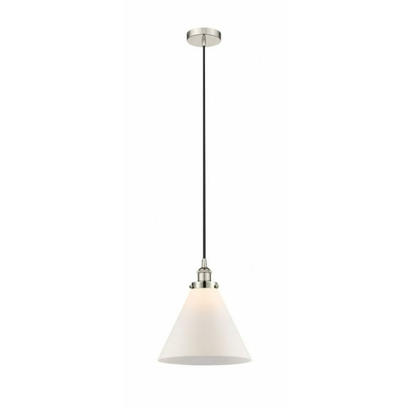 616-1PH-PN-G41-L Innovations Lighting Cone - 1 Light Mini Pendant In Industrial Style-14.75 Inches Tall and 12 Inches Wide-Polished Nickel