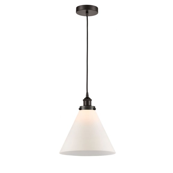 616-1PH-OB-G41-L Innovations Lighting Cone - 1 Light Mini Pendant In Industrial Style-14.75 Inches Tall and 12 Inches Wide-Oil Rubbed Bronze