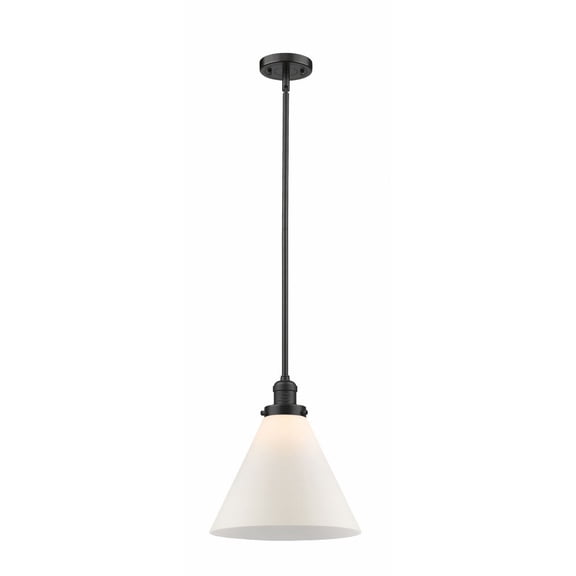 201S-OB-G41-L Innovations Lighting Cone - 1 Light Mini Pendant In Industrial Style-16 Inches Tall and 12 Inches Wide-Oil Rubbed Bronze Finish-Matte