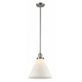 thumbnail image 1 of 201S-SN-G41-L Innovations Lighting Cone - 1 Light Mini Pendant In Industrial Style-16 Inches Tall and 12 Inches Wide-Brushed Satin Nickel Finish-Matte, 1 of 2
