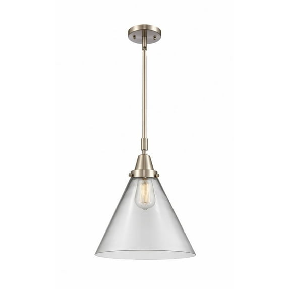 Innovations Lighting - Cone - 1 Light Stem Hung Mini Pendant In Industrial