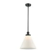 thumbnail image 1 of 916-1S-BK-G41-L Innovations Lighting Cone - 1 Light Stem Hung Mini Pendant In Industrial Style-10 Inches Tall and 12 Inches Wide-Matte Black, 1 of 1