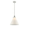 thumbnail image 1 of 916-1S-WPC-G41-L Innovations Lighting Cone - 1 Light Stem Hung Mini Pendant In Industrial Style-10 Inches Tall and 12 Inches Wide-White/Polished, 1 of 2