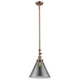 thumbnail image 1 of 206-AC-G43-L-Innovations Lighting-Cone - 1 Light Stem Hung Tiltable Mini Pendant In Industrial Style-18 Inches Tall and 12 Inches Wide-Antique Copper, 1 of 6