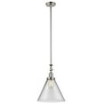 thumbnail image 1 of 206-PN-G42-L Innovations Lighting Cone - 1 Light Stem Hung Tiltable Mini Pendant In Industrial Style-18 Inches Tall and 12 Inches Wide-Polished Nickel, 1 of 2