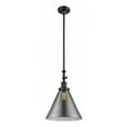 thumbnail image 1 of 206-BK-G43-L-Innovations Lighting-Cone - 1 Light Stem Hung Tiltable Mini Pendant In Industrial Style-18 Inches Tall and 12 Inches Wide-Matte Black, 1 of 6