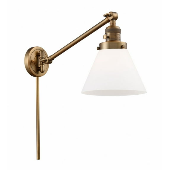 Innovations Lighting - Cone - 1 Light Swing Arm Wall Sconce In Industrial