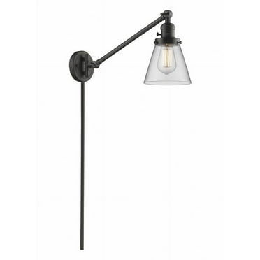 Innovations Lighting - Cone - 1 Light Swing Arm Wall Sconce In Industrial