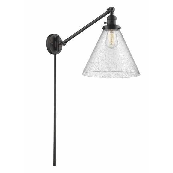 Innovations Lighting - Cone - 1 Light Swing Arm Wall Sconce In Industrial