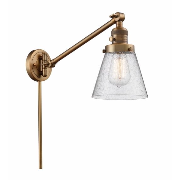 Innovations Lighting - Cone - 1 Light Swing Arm Wall Sconce In Industrial