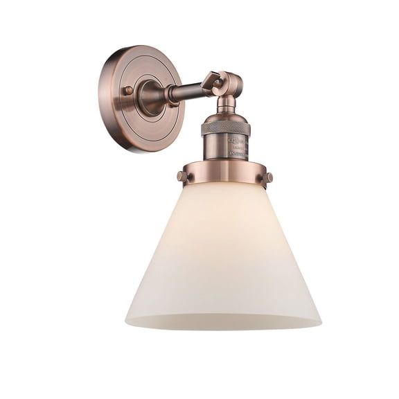 Innovations Lighting - Cone - 1 Light Wall Sconce In Industrial Style-10.5