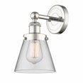 thumbnail image 1 of 616-1W-PN-G62 Innovations Lighting Cone - 1 Light Wall Sconce In Industrial Style-10 Inches Tall and 6.5 Inches Wide-Polished Nickel Finish-Clear, 1 of 2