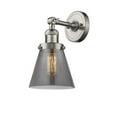 thumbnail image 1 of 203-SN-G63 Innovations Lighting Cone - 1 Light Wall Sconce In Industrial Style-10 Inches Tall and 6.25 Inches Wide-Brushed Satin Nickel Finish-Light, 1 of 4