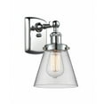 thumbnail image 1 of 916-1W-PC-G62 Innovations Lighting Cone - 1 Light Wall Sconce In Industrial Style-11 Inches Tall and 6 Inches Wide-Polished Chrome Finish-Clear Glass, 1 of 3