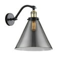 thumbnail image 1 of 515-1W-BAB-G43-L Innovations Lighting Cone - 1 Light Wall Sconce In Industrial Style-14 Inches Tall and 12 Inches Wide-Black Antique Brass, 1 of 1