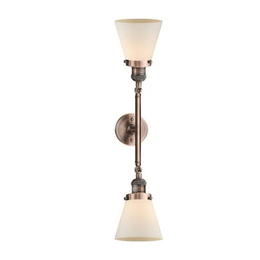 Innovations Lighting - Cone - 2 Light Bath Vanity In Industrial Style-30.38