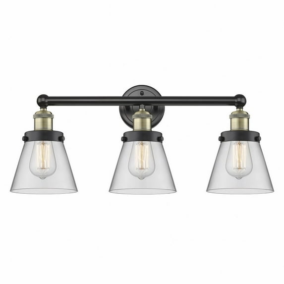 Innovations Lighting - Cone - 3 Light Bath Vanity In Industrial Style-10 Inches