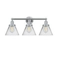 thumbnail image 1 of Innovations Lighting - Cone - 3 Light Bath Vanity In Industrial Style-11.5, 1 of 2