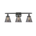 thumbnail image 1 of 916-3W-OB-G63-Innovations Lighting-Cone - 3 Light Bath Vanity In Industrial Style-11 Inches Tall and 26 Inches Wide-Oil Rubbed Bronze Finish-Light, 1 of 7