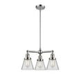thumbnail image 1 of Innovations Lighting - Cone - 3 Light Chandelier In Industrial Style-11 Inches, 1 of 7