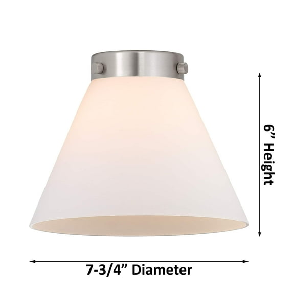 Innovations Lighting Cone 4 Light 44" Bath Vanity Light Clear/Brushed Satin Nickel